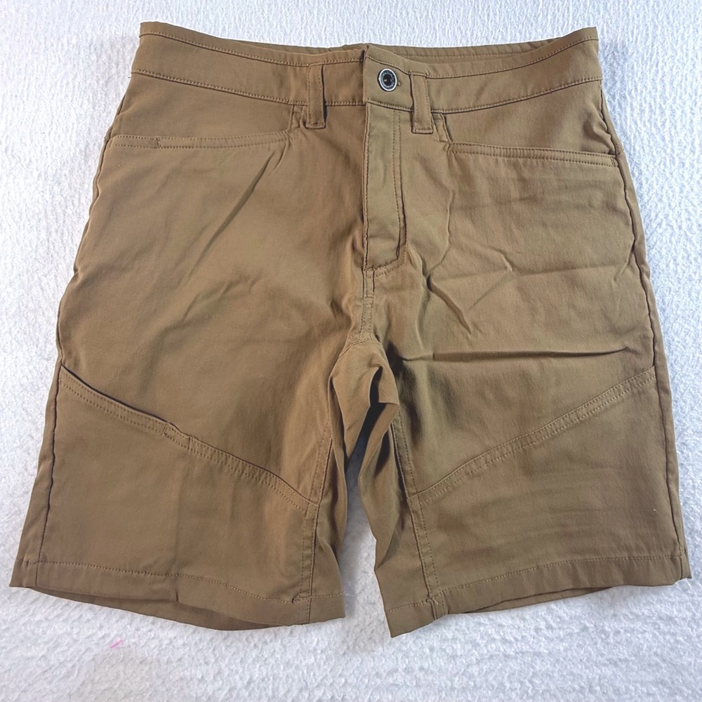 Mountain Hardwear Basin Trek Shorts Mens 31x9 Inseam Nylon Stretch Brown OM6044